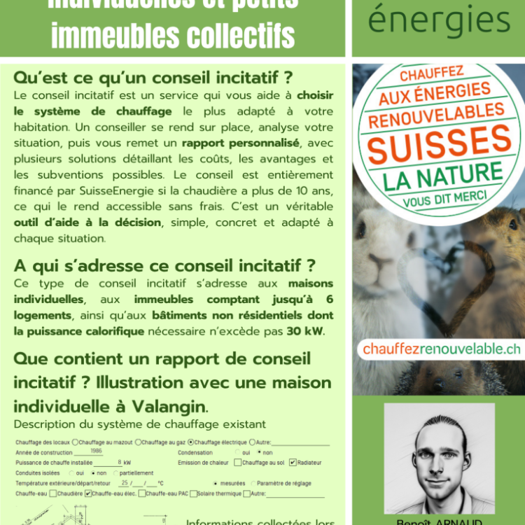 Qu'est-ce que le conseil incitatif chauffez renouvelable ?